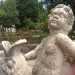 Il putto della fontana monumentale di villa Larocca